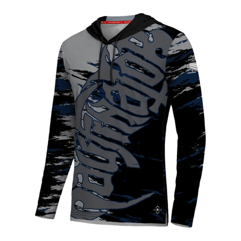 Grey Shatter Lightweight Hoodie