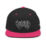 Kaufinator Flat Bill Snapback Hat (Black/Pink)