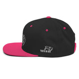 Kaufinator Flat Bill Snapback Hat (Black/Pink)