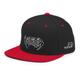 Kaufinator Flat Bill Snapback Hat (Black/Red)