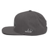 Kaufinator Flat Bill Snapback Hat (Dark Grey)